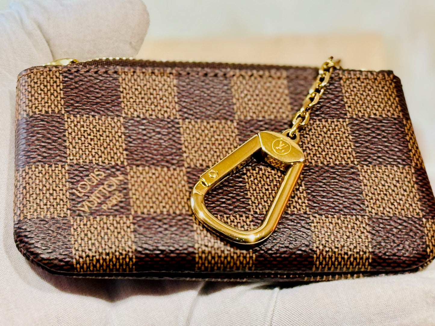Louis Vuitton Damier Ebene Key Pouch