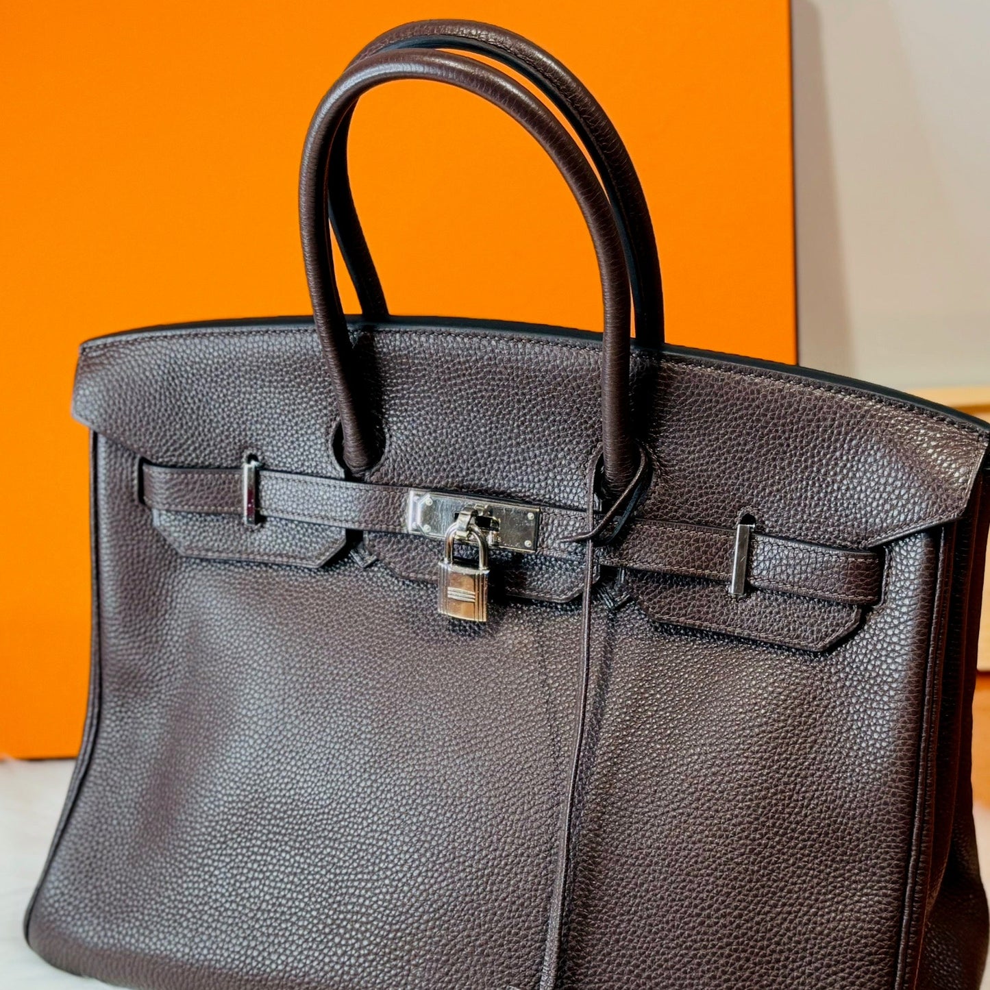 Hermès Birkin 35 - Marron Glace Togo Leather 2011