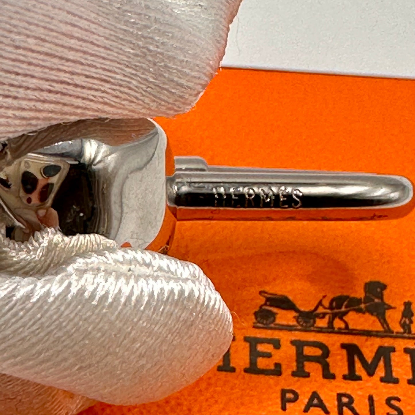 1988 Hermès Vintage Elephant Cadena Charm Lock