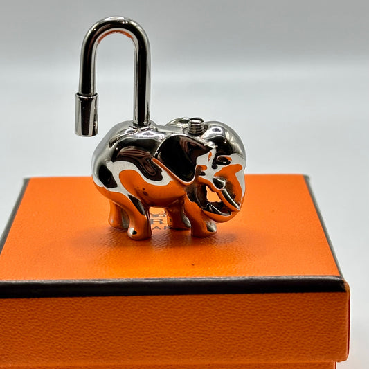1988 Hermès Vintage Elephant Cadena Charm Lock