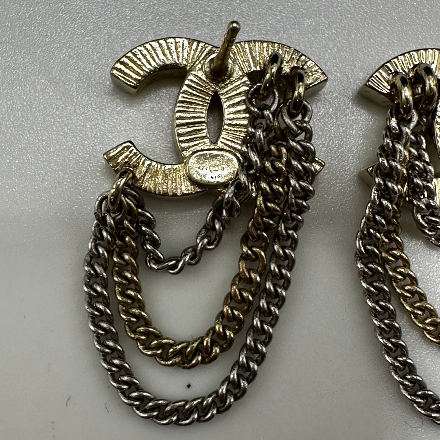 Chanel CC Chain Drop Earrings – Crystals & Edge, 2021