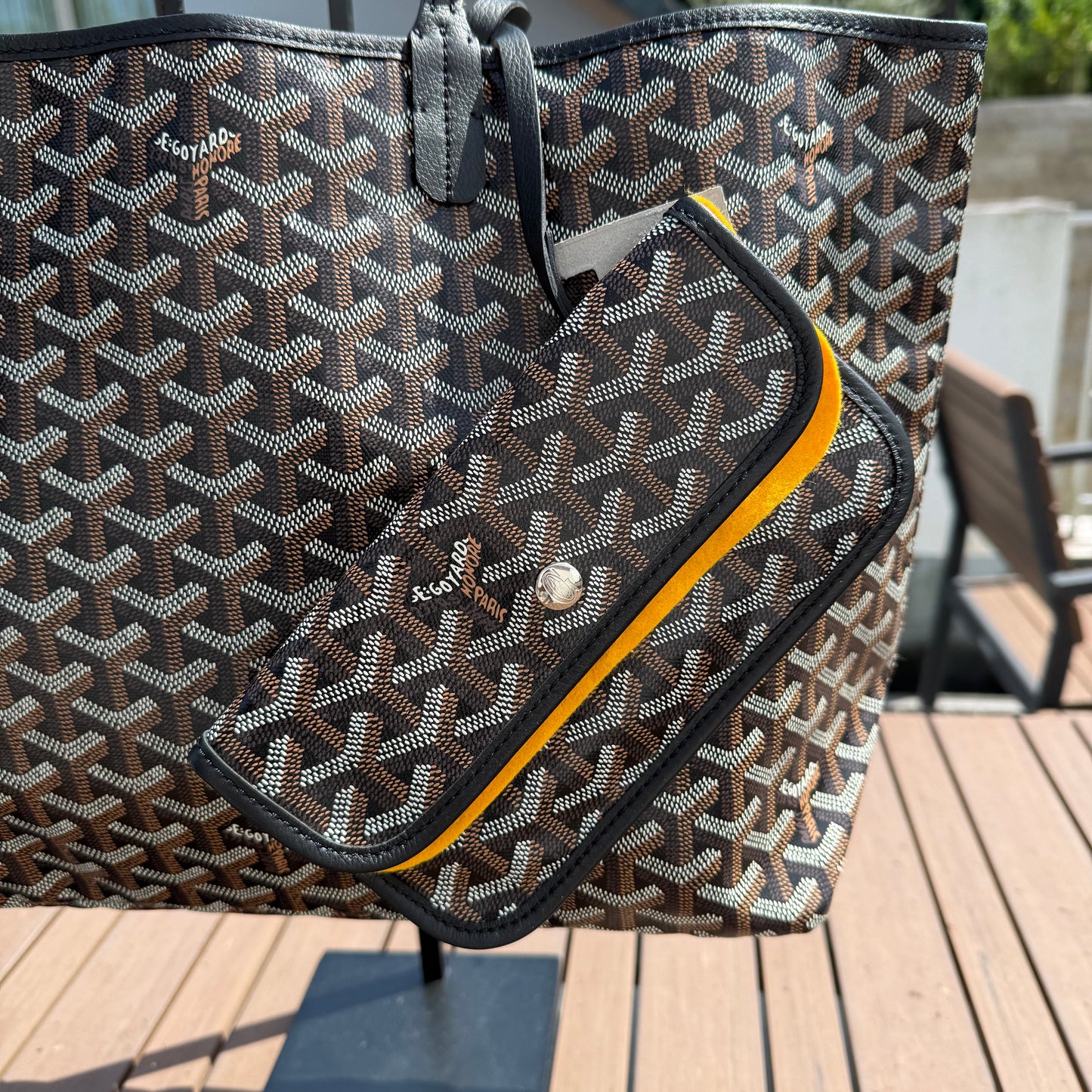 Goyard Saint Louis PM Tote- Black