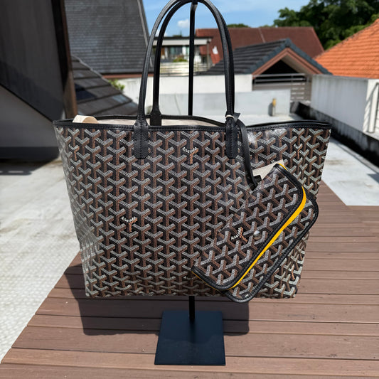 Goyard Saint Louis PM Tote- Black