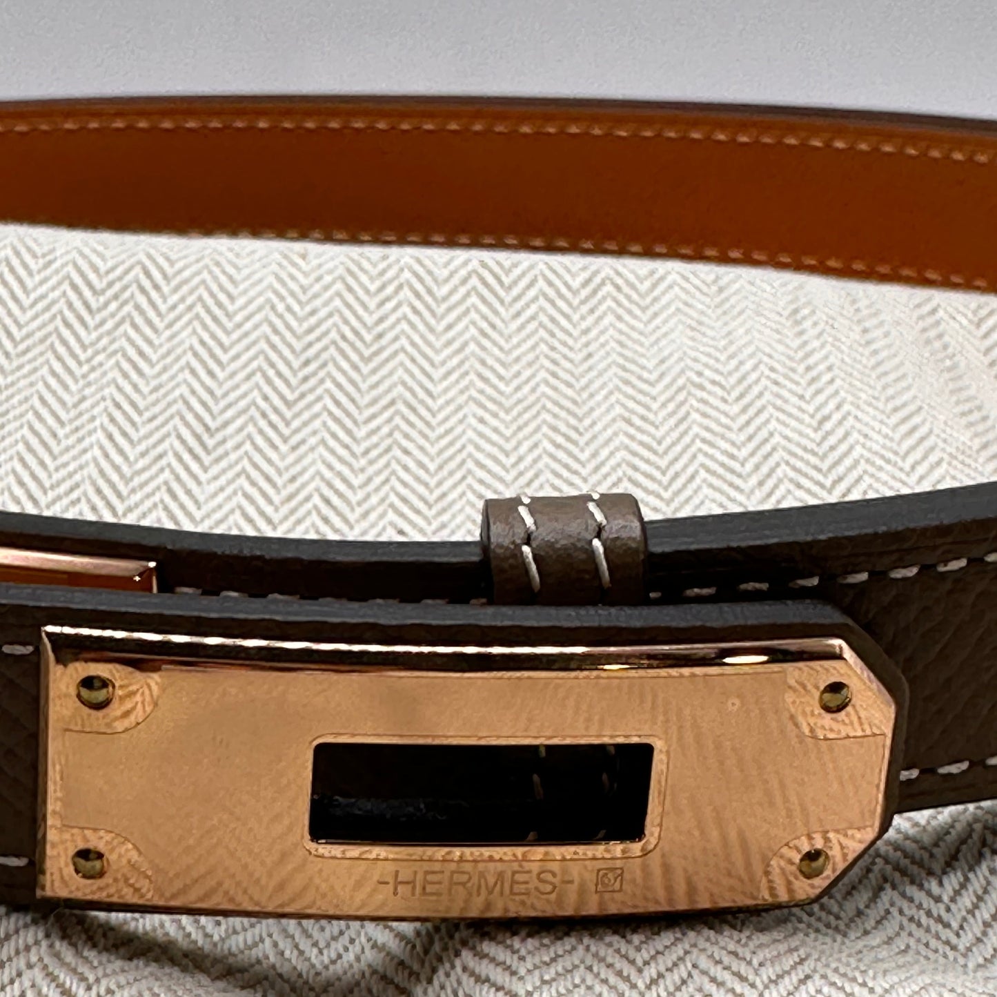 Hermès Kelly 18 Belt- Etoupe