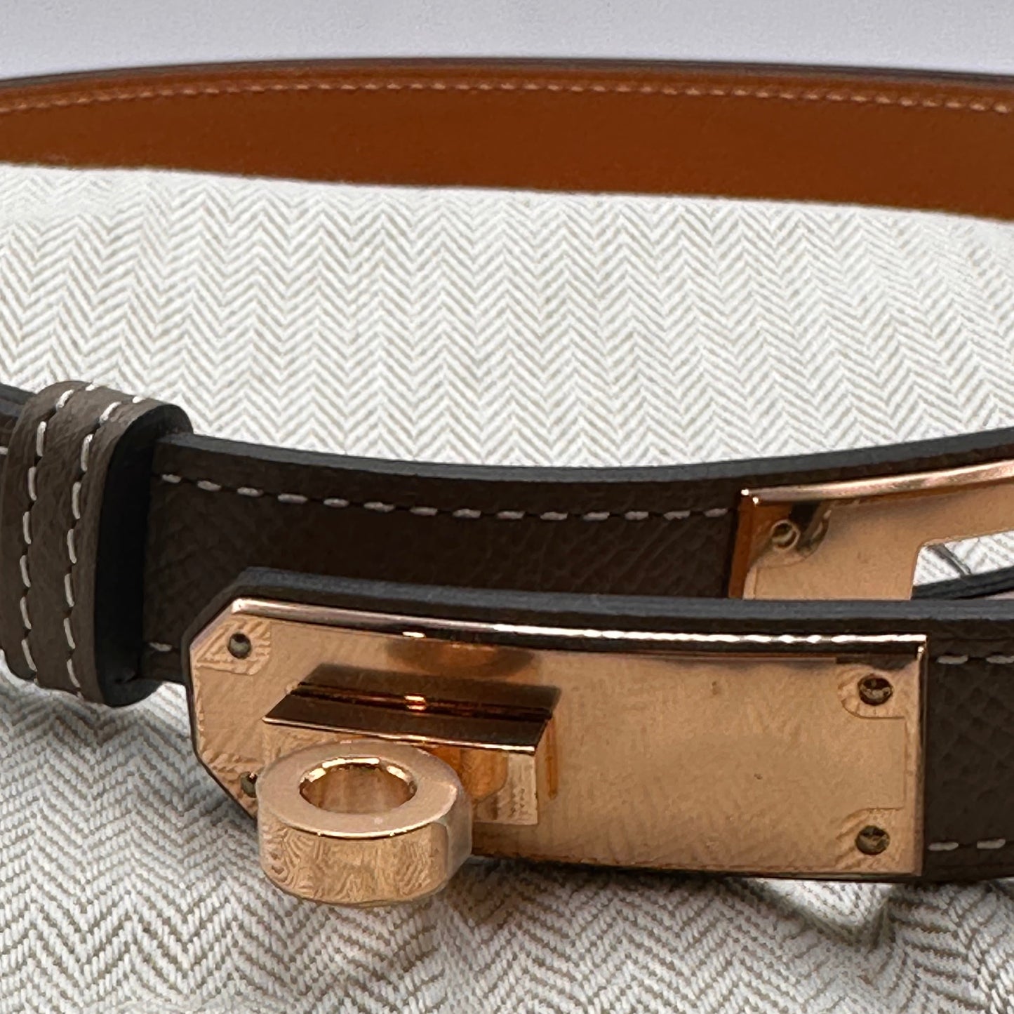 Hermès Kelly 18 Belt- Etoupe