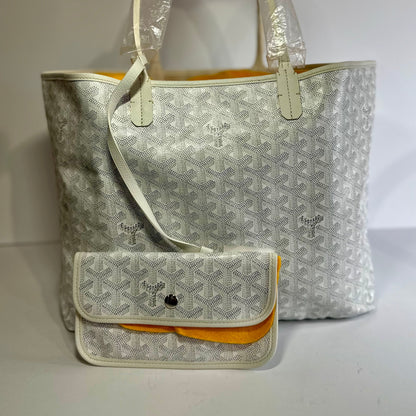 Goyard Saint Louis PM Tote- White