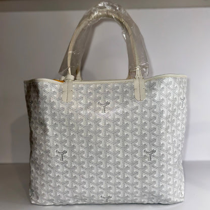 Goyard Saint Louis PM Tote- White