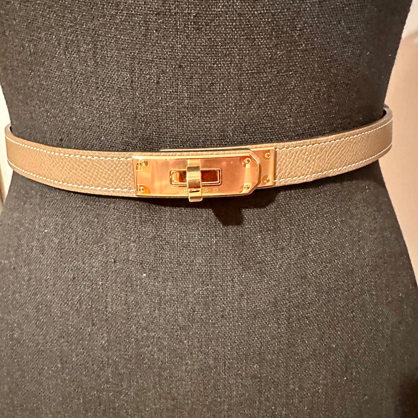 Hermès Kelly 18 Belt- Etoupe